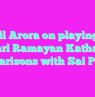 Anjali Arora on playing Sita in Shri Ramayan Katha and comparisons with Sai Pallavi